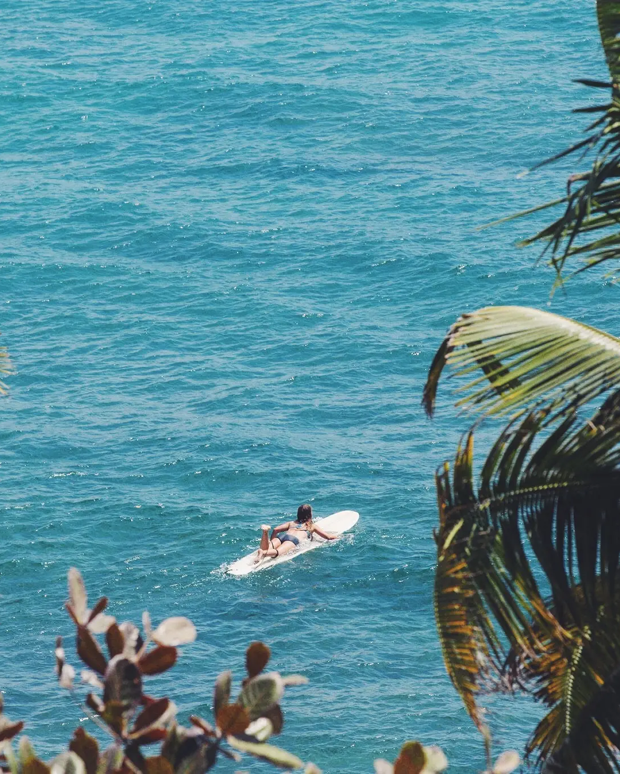 Colorful cliffside village by the sea