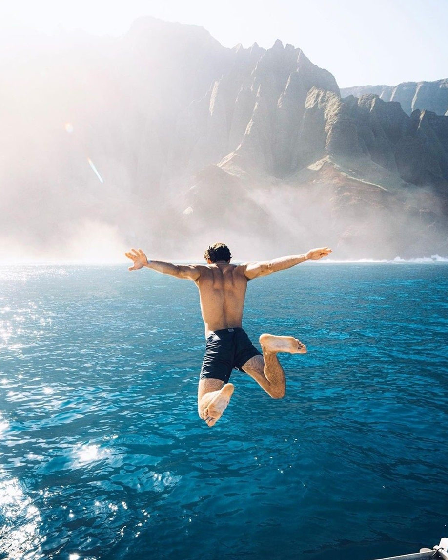 Aerial beach and coastline